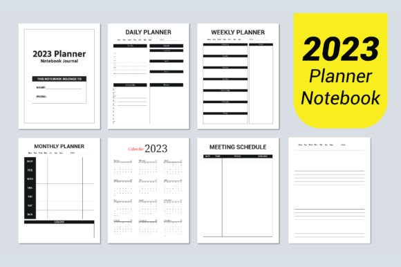 Download 2023 Planner Notebook Interior Journal - 2023 planner Collection