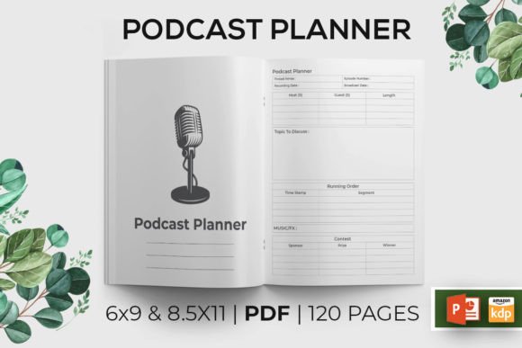 Download Podcast Planner Logbook - Podcast planner Collection